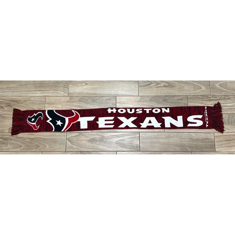 Houston Texans NFL Licensed Forever Collectibles Scarf Team Colors Red Excellent